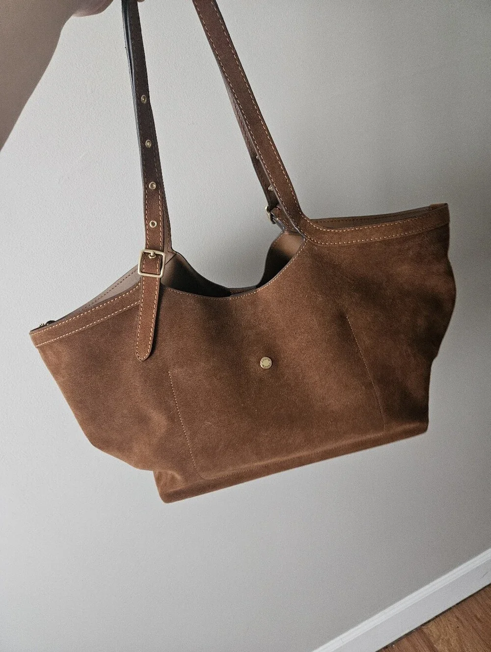 Coach Granercy In Warm Brown Suede